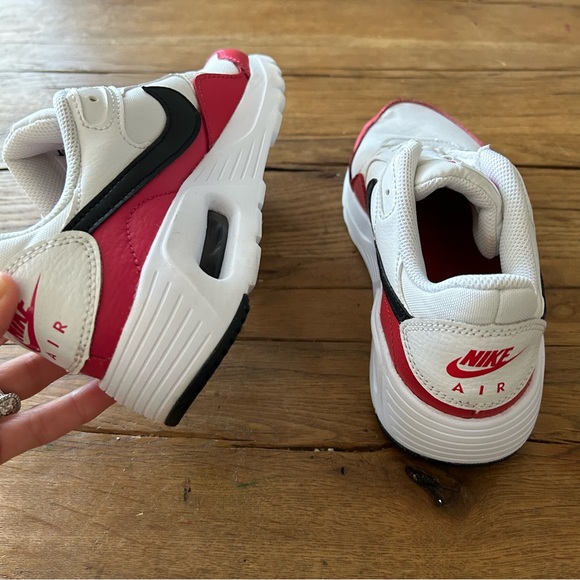 Nike Air Force 1 AF1 white shoes sneakers court white pink black worn once 6 W - Picture 8 of 13